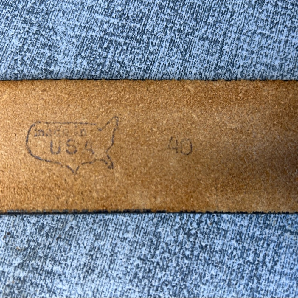 Vintage Tech Ether Solid Brass Ship Buckle With L… - image 7